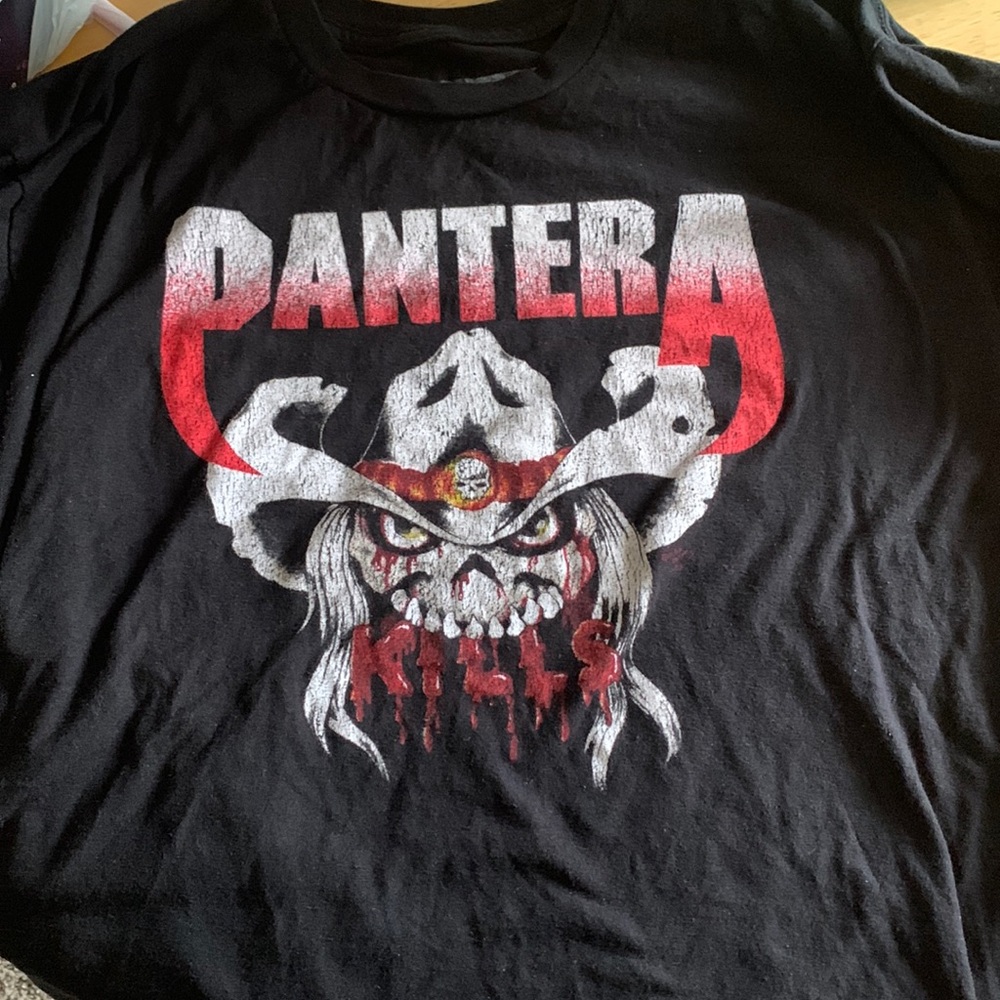 Black Pantera 1990 Summer Tour Shirt